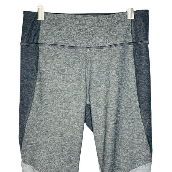 Outdoor Voices Leggings Women’s Small Gray Graphite / Ash / Dove 7/8 Tri-Tone - Picture 2 of 4